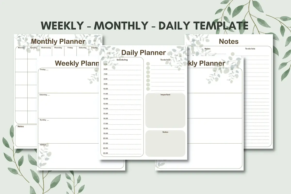 Monthly Planners