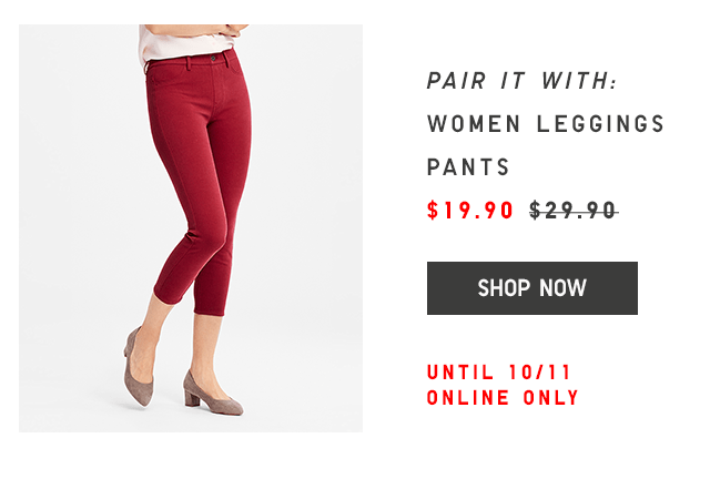 WOMEN LEGGINGS PANTS $19.90 - SHOP NOW