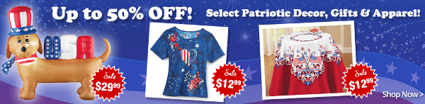 Shop Patriotic today!