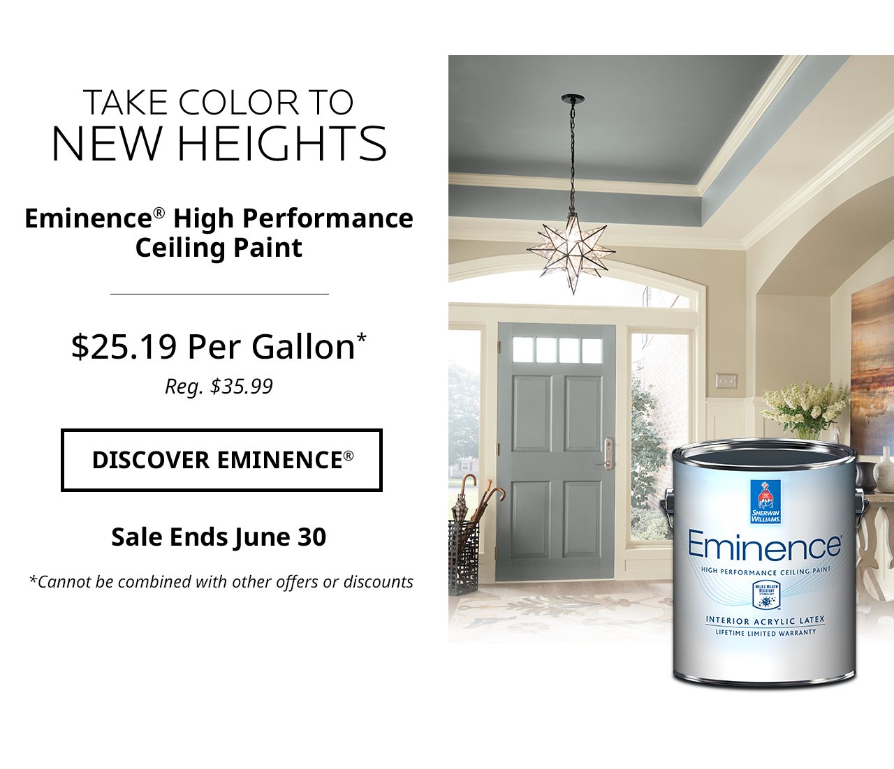 Take Color To New Heights With Eminence® Ceiling Paint - Discover Eminence®