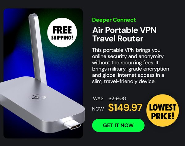 Deeper Connect Air Portable VPN Travel Router