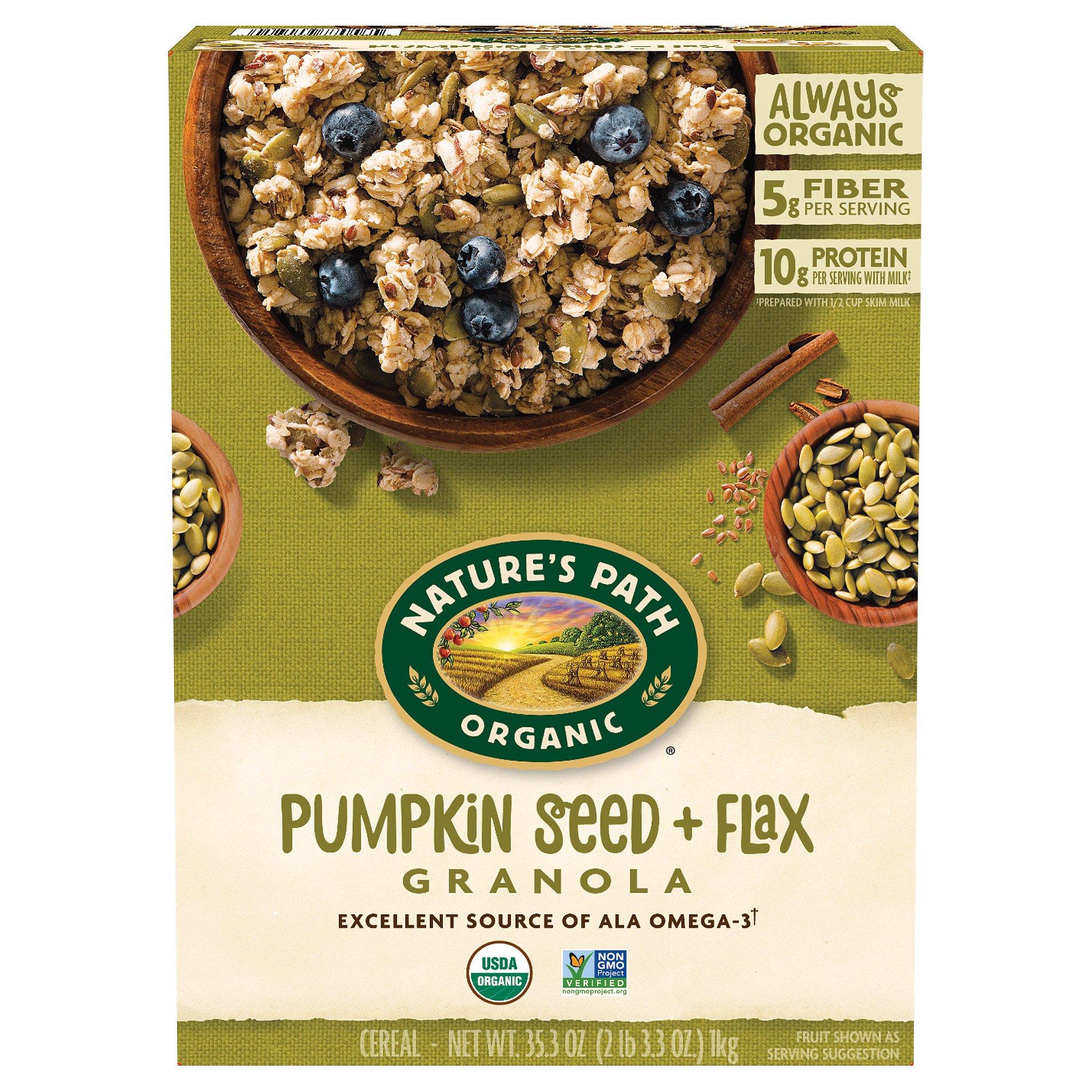 Nature's Path Organic Pumpkin Seed + Flaxseed, 35.3 Ounces