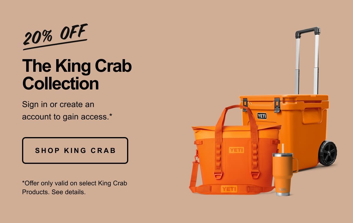 20% Off The King Crab Orange Collection