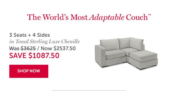 3 Seats + 4 Sides | SAVE $1087.50 | SHOP NOW >>