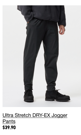 PDP8 - MEN ULTRA STRETCH AIRISM JOGGER PANTS