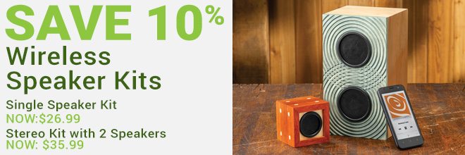 Save 10% on Wireless Speaker Kits