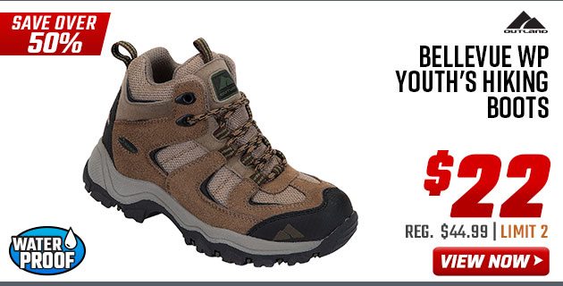 Outland Bellevue WP Youth's Hiking Boots