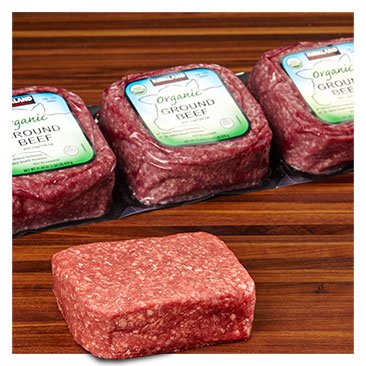 Kirkland Signature Organic Ground Beef, 4 lb Package