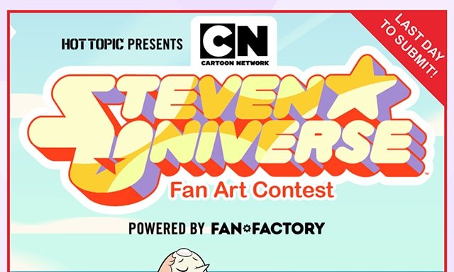 Last Day to Submit! Hot Topic Presents Cartoon Network Steven Universe Fan Art Contest Powered by Fan Factory