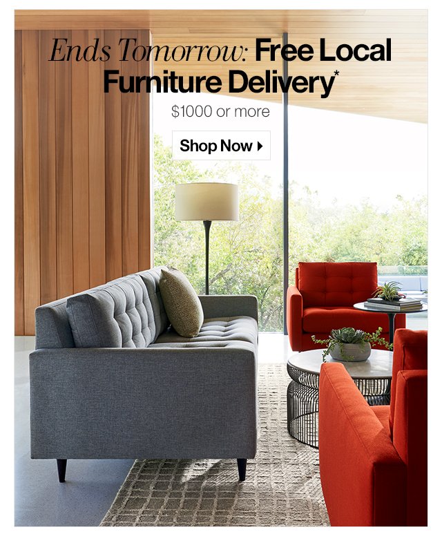 Free Local Furniture Delivery