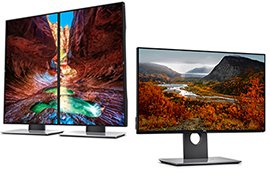 Dell UltraSharp U2717D 27 InfinityEdge 2560x1440 IPS Ultra-thin Bezel Monitor