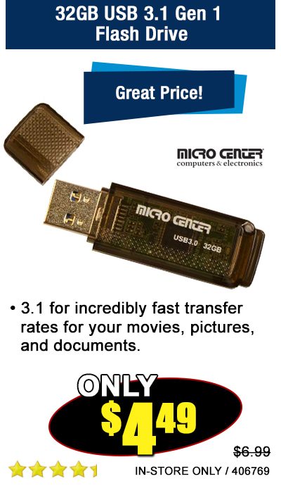 32GB USB 3.1 Gen 1 Flash Drive