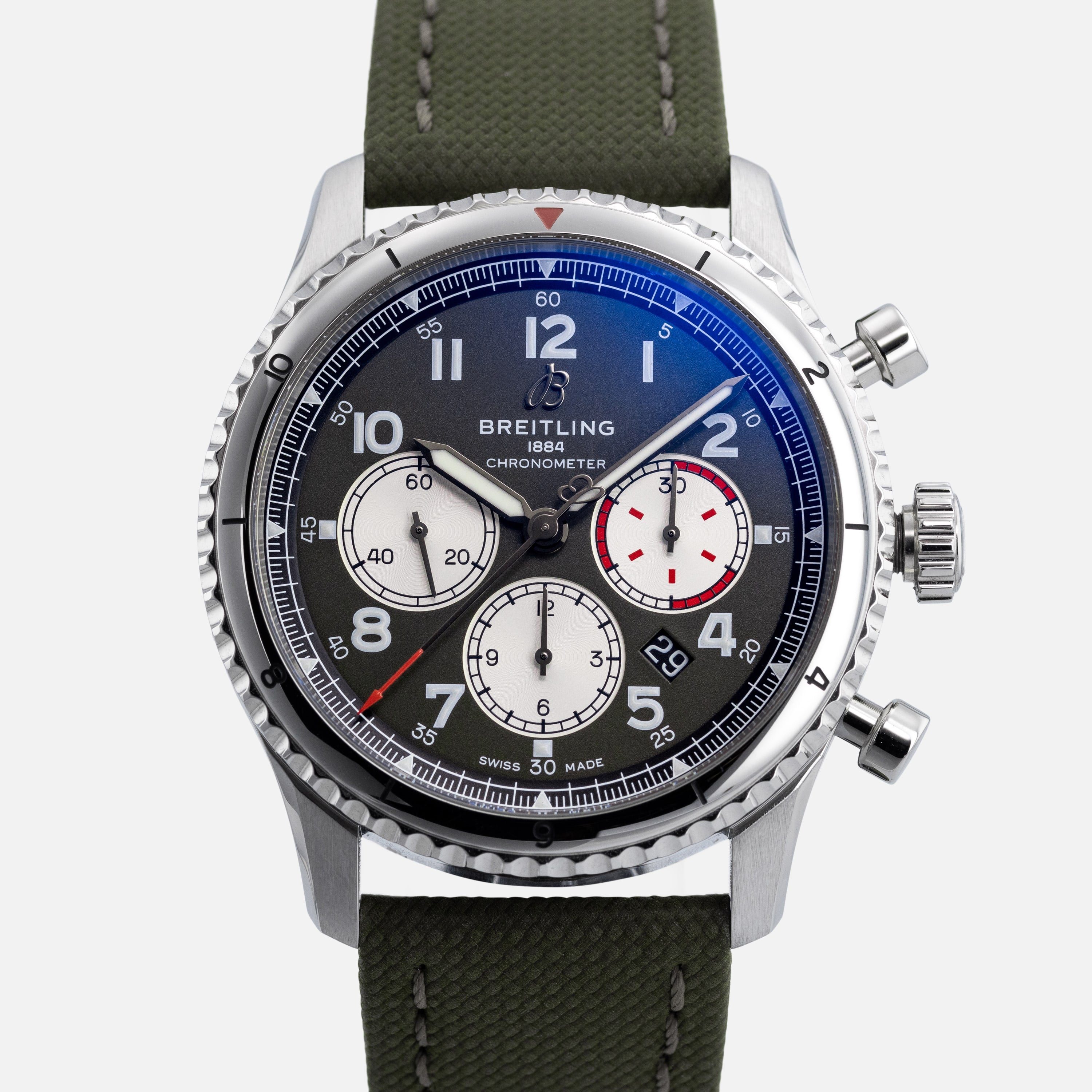 Image of Breitling Aviator 8 B01 Chronograph 43 Curtiss Warhawk AB0119