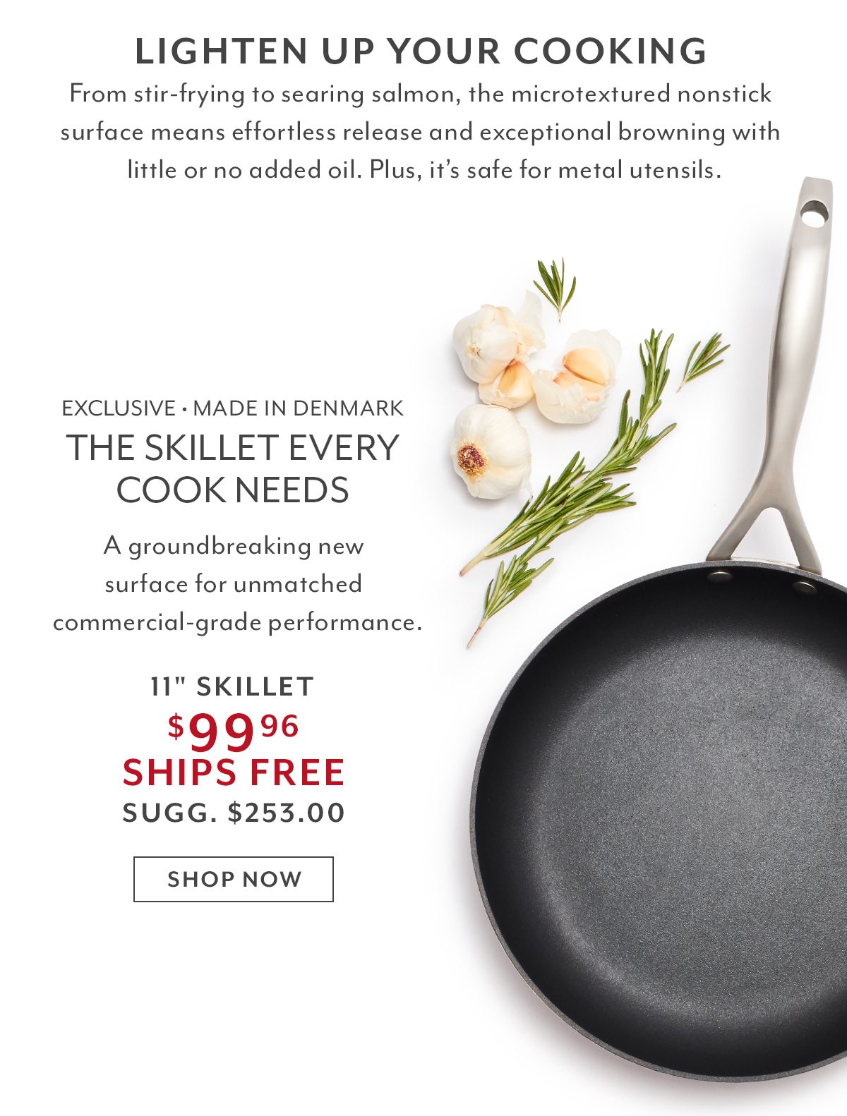 Lighten up your Cooking
