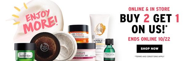 Buy 2 Get 1, online and in-store: Shop Now