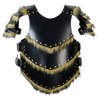 Savage Warrior Leather Armour with Pauldrons