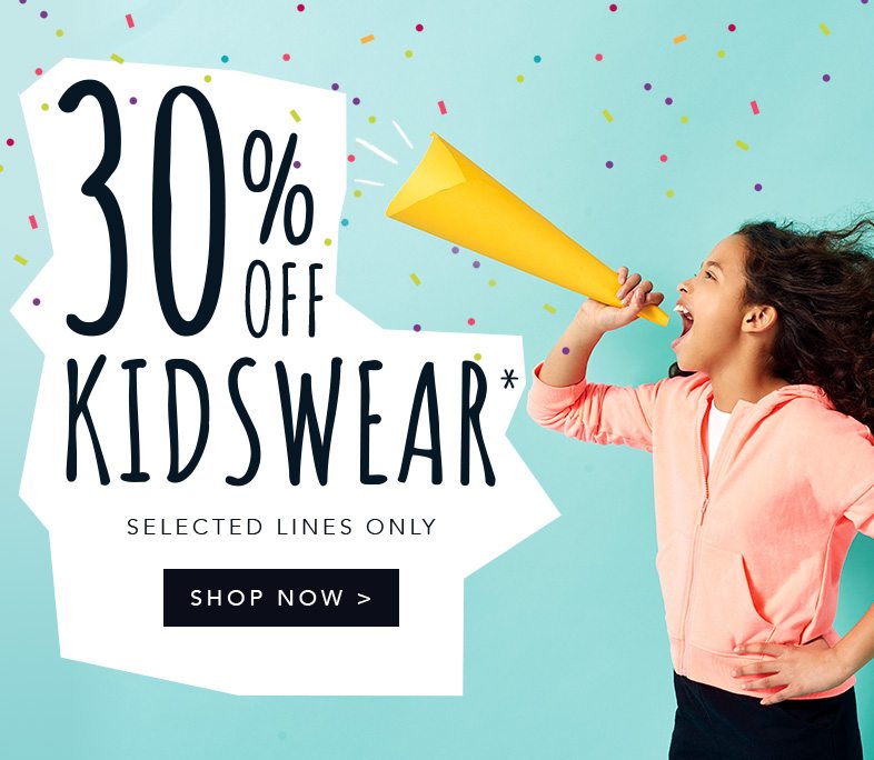 30pc off Kidswear | Shop offer