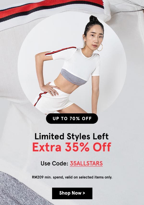 Limited Styles: Up to 70% off + Extra 35% off