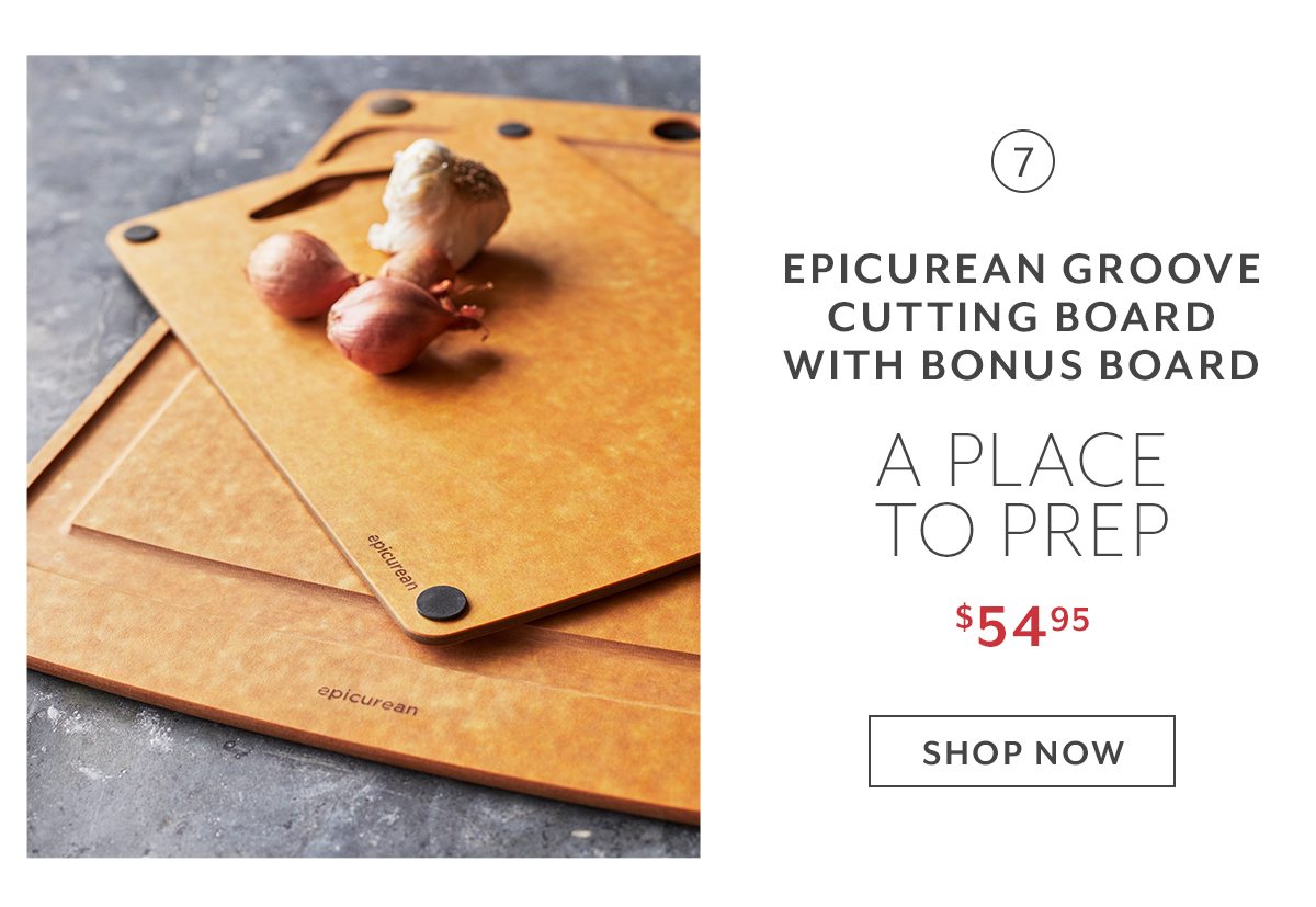 Epicurean Groove Cutting Board with Bonus Board