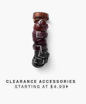 Clearance Accessories starting at $4.99
