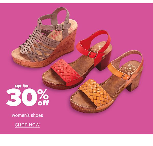 Up to 30% off WOmen's Shoes - Shop Now