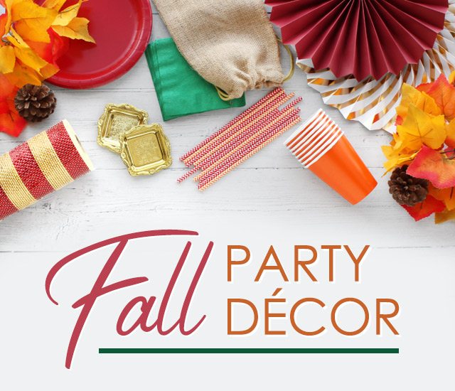 Shop Fall Party Decorations More Paper Mart Email Archive