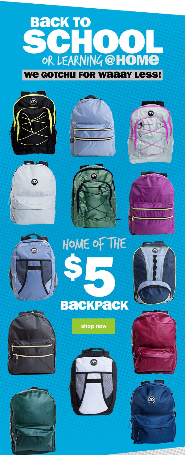 five below backpacks