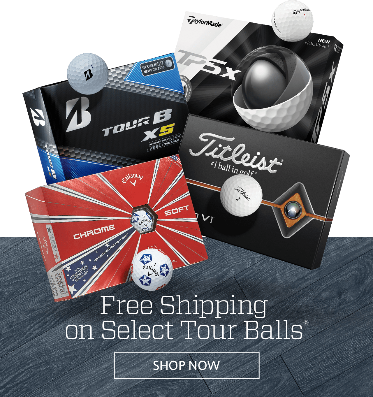Free Shipping on Tour Balls | SHOP NOW