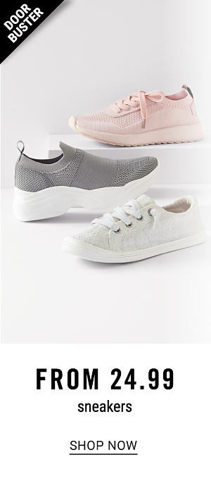 Doorbuster - Sneakers from $24.99. Shop Now.