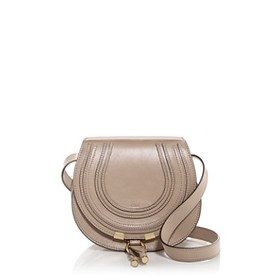 Marcie Small Leather Saddle Bag