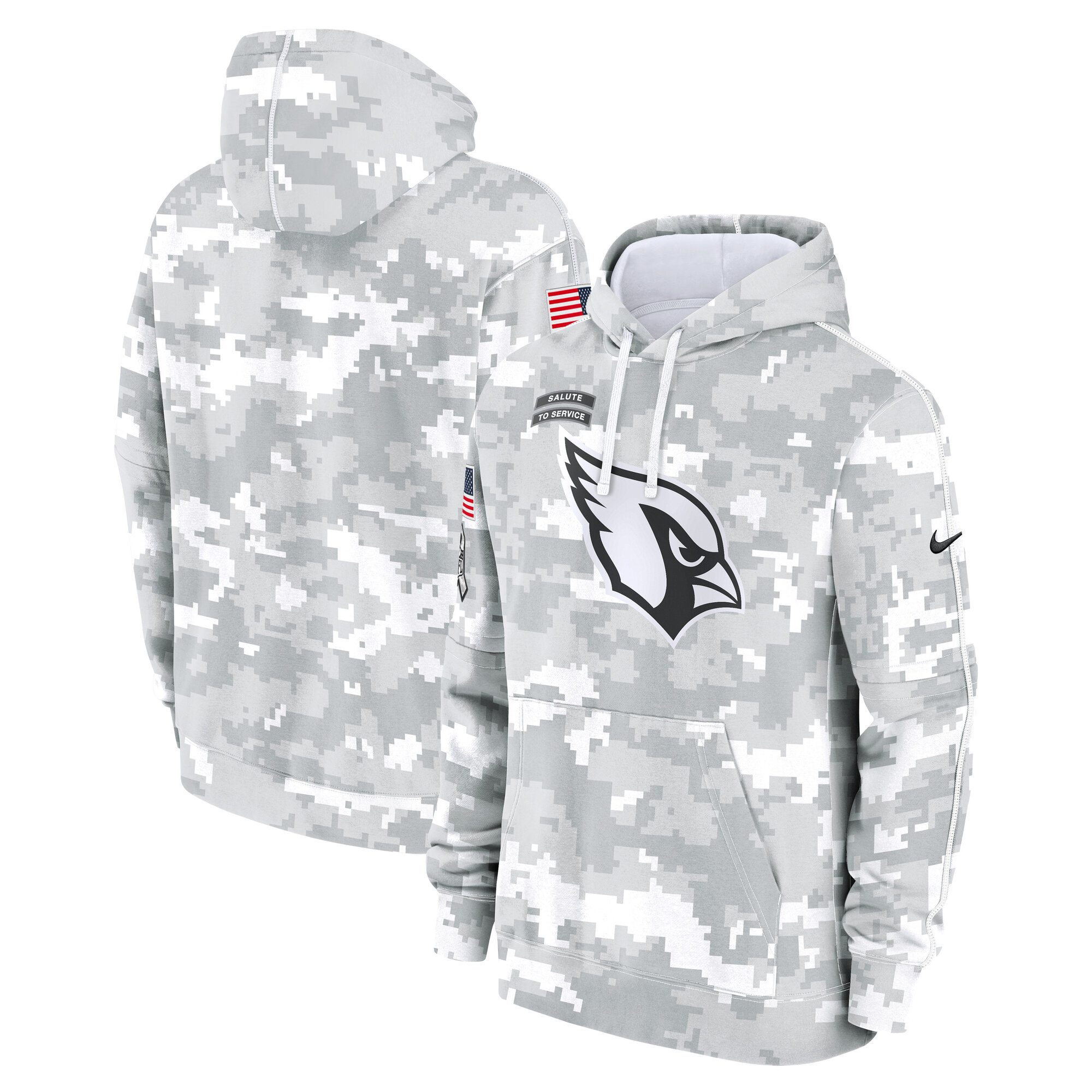  Nike Arctic Camo 2024 Salute to Service Club Fleece Pullover Hoodie