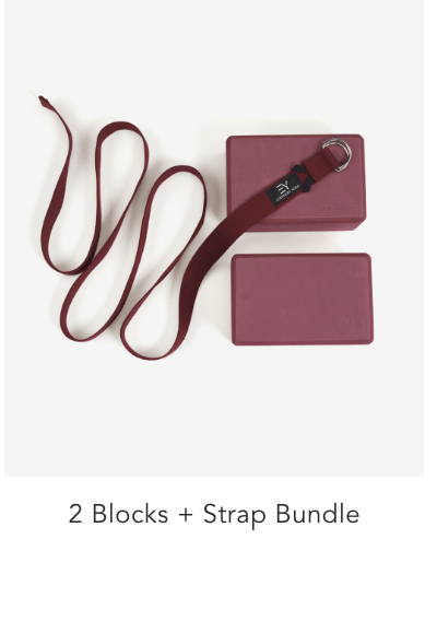 Everyday Yoga Yoga Block + Strap Bundle