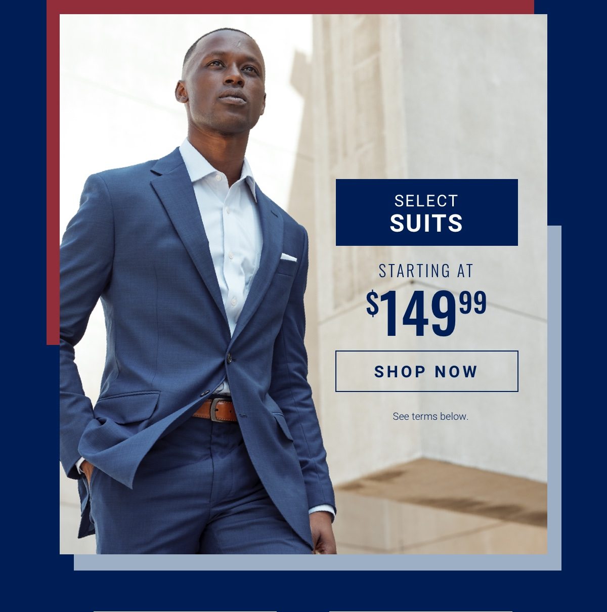 Suits starting at 149 99