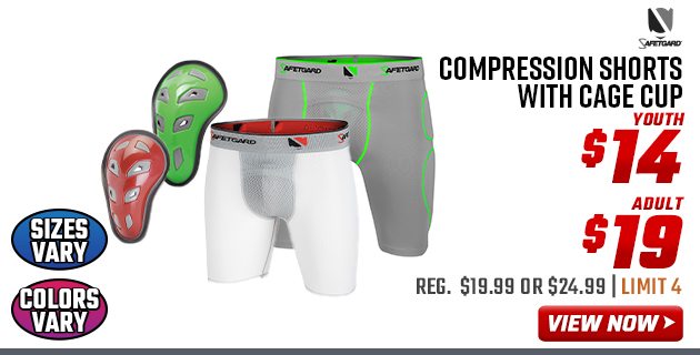 SAFETGARD Compression Shorts with Cage Cup