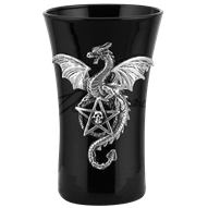 Dragon with Pentagram Shot Glass