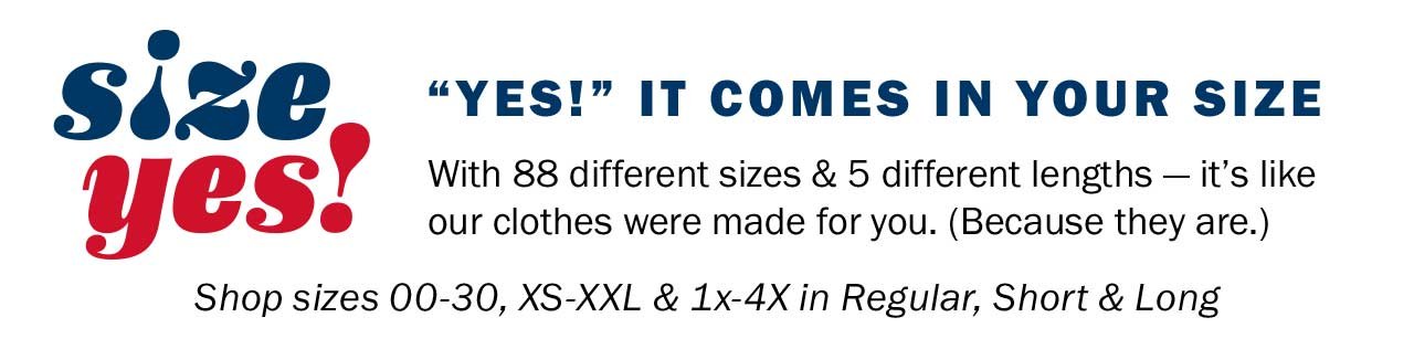 size yes!