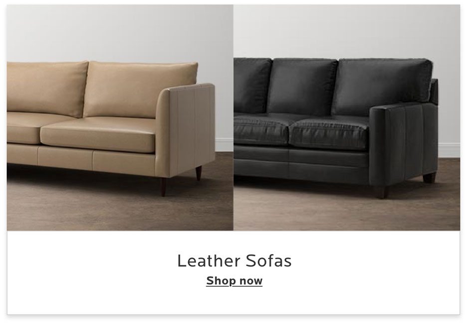 Leather Sofas. Shop now