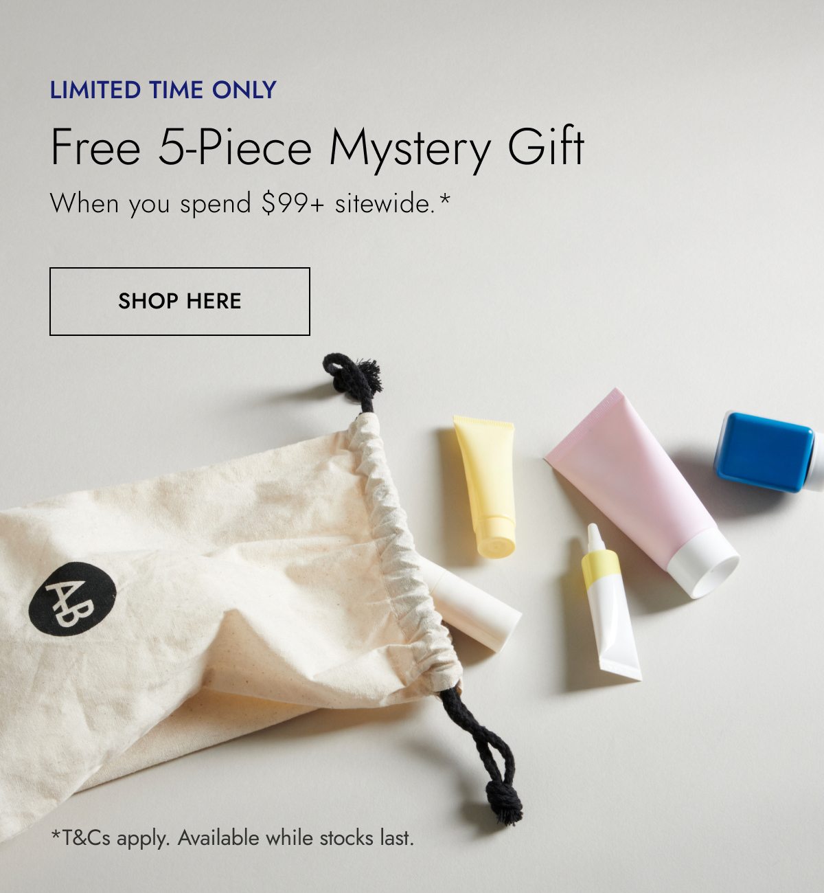 5-piece mystery gift bag*