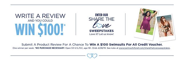 Enter Our Share The Love Sweepstakes