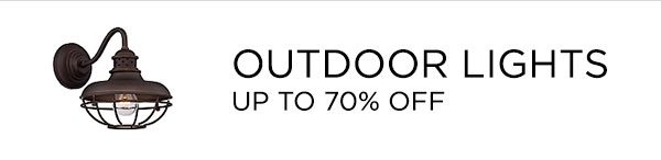 Outdoor Lights - Up To 70% Off
