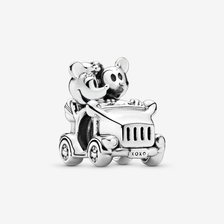 Pandora Disney Minnie Mouse & Mickey Mouse Car Charm