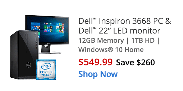 Save $260 on Dell Laptop & Monitor bundle. Shop Now