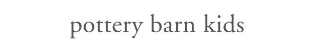pottery barn kids