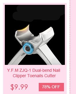 Y.F.M ZJQ-1 Dual-bend Nail Clipper Toenails Cutter