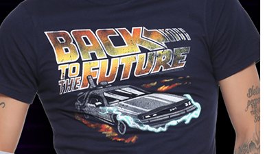 Back to the Future Time Machine Tee