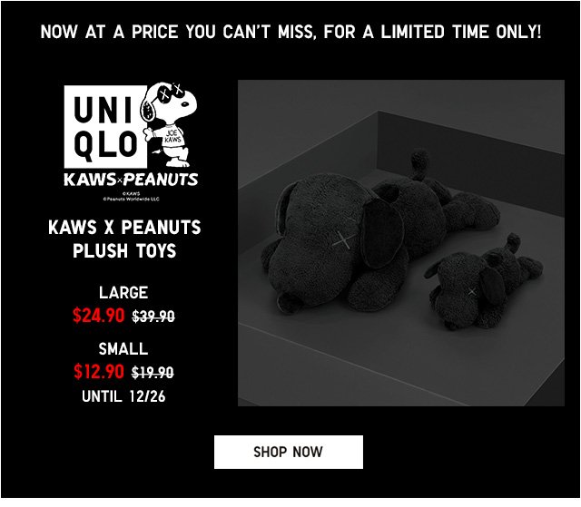 KAWS X PEANUTS PLUSH TOYS - SHOP NOW