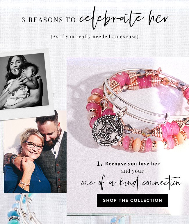 Give the Because I Love You Collection this Mother’s Day to celebrate your special connection. 