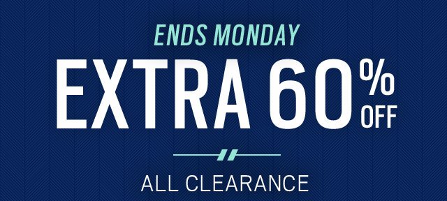 SALE ENDS MONDAY | Extra 60% Off All Clearance + BUY 1 GET 2 FREE TIES + $279.99 Suits + $149.99 Sport Coats + 3 FOR $99 Dress Shirts, Dress Pants & Chinos + 70% Off All Sweaters + 70% Off All Outerwear and More - SHOP NOW