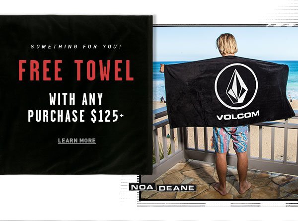 Free Towel w/ Purchases $125+