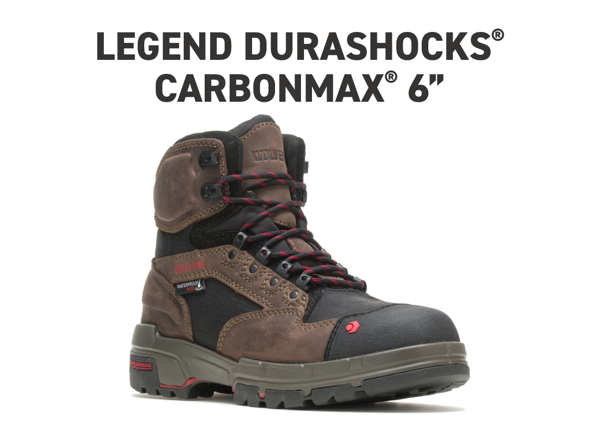 WOLVERINE - LEGEND DURASHOCKS CARBONMAX 6 INCH - PRODUCT IMAGE.